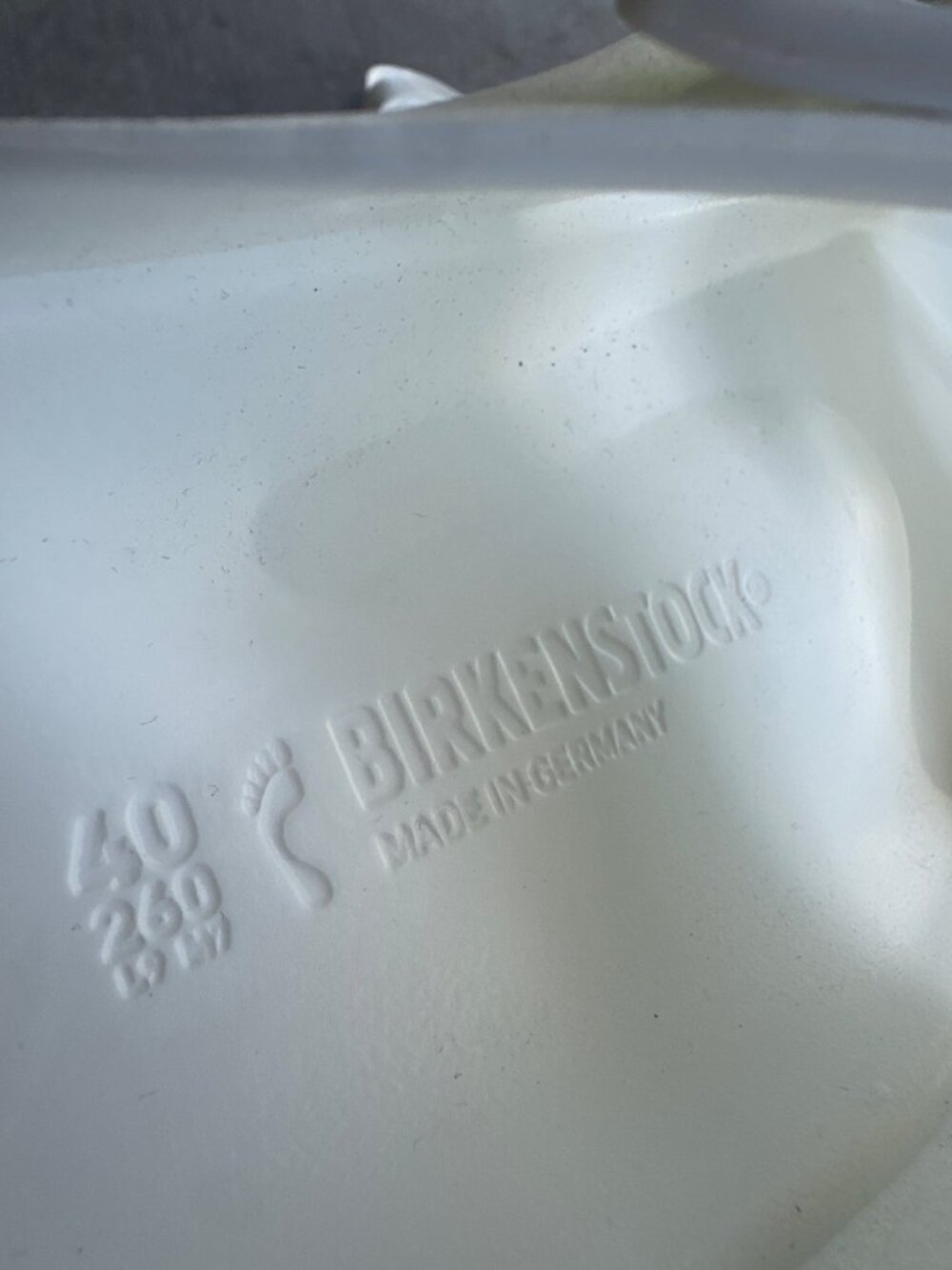 Birkenstock Arizona White Eva Double Strap Sandals Unisex Size EU 40 US W9 M7 - Picture 6 of 12